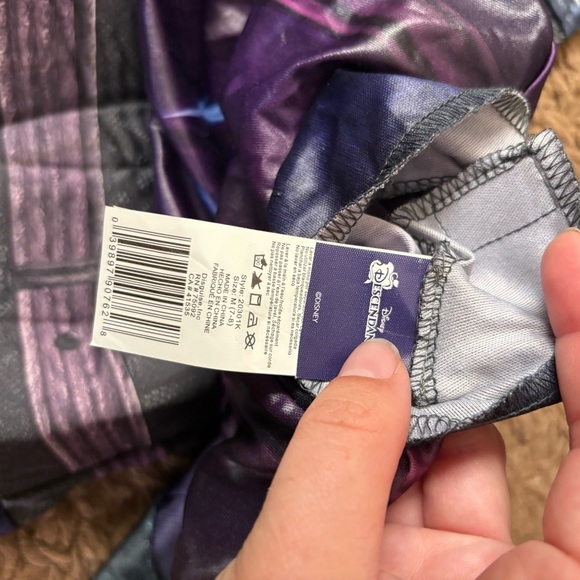 Disney Descendants Mal Costume Sz 7/8 Jumpsuit One Piece Halloween - Picture 3 of 4